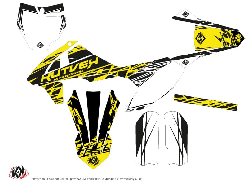 deko-set moto-cross ktm sx 50 eraser fluo gelb | KTM | Kutvek - View 2