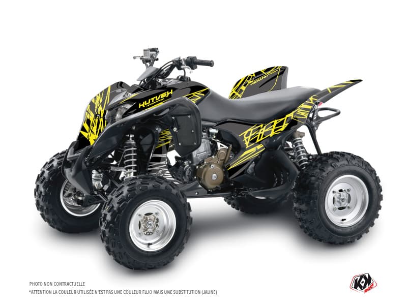 Kit graphique Quad Eraser Fluo Honda 700 TRX Jaune