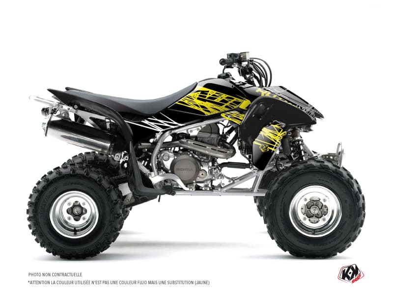 Kit graphique Quad Eraser Fluo Honda EX 400 Jaune