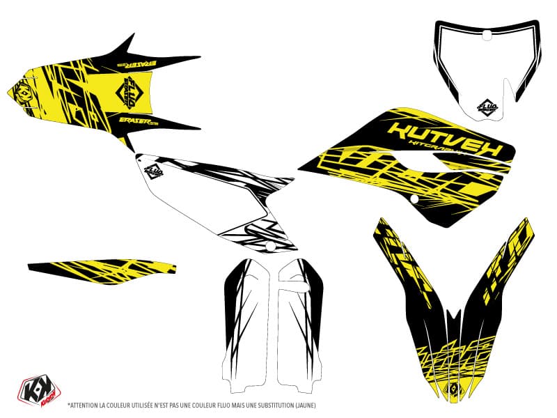 deko-set moto-cross eraser fluo husqvarna tc 250 gelb | Husqvarna | Kutvek - View 2