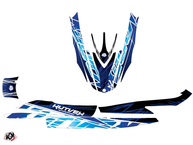 kit graphique jet-ski yamaha fzr eraser bleu | Yamaha | Kutvek - View 2