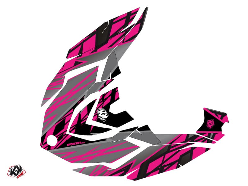 Kit graphique Jet-Ski Eraser Seadoo GTR-GTI Gris Rose | Seadoo | Kutvek - View 2