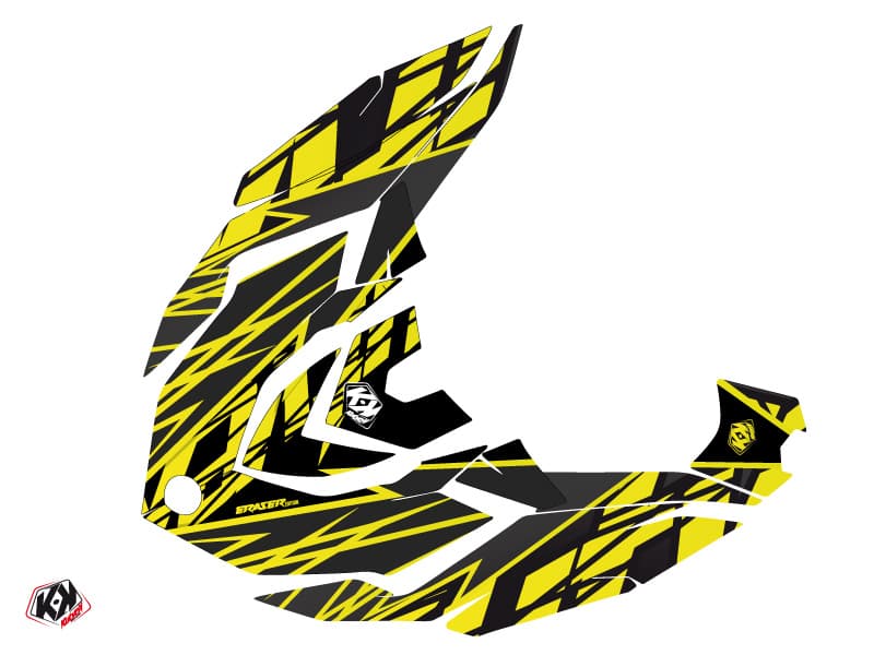 kit graphique jet-ski seadoo gtr eraser neon gris | Seadoo | Kutvek - View 2