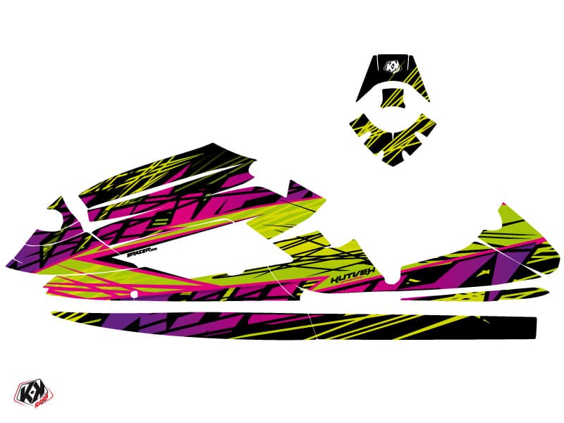 deko-set jet-ski eraser kawasaki jet x2 grün | Kawasaki | Kutvek - View 2