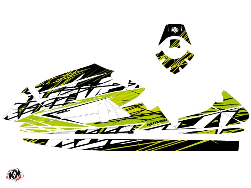 kit decorativo jet ski eraser kawasaki jet x2 verde nero | Kawasaki | Kutvek - View 2