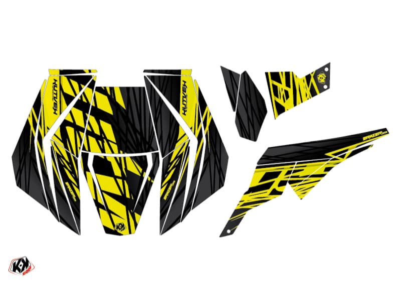 Can Am Maverick UTV Eraser Graphic Kit Neon Grey | Can am | Kutvek - View 2