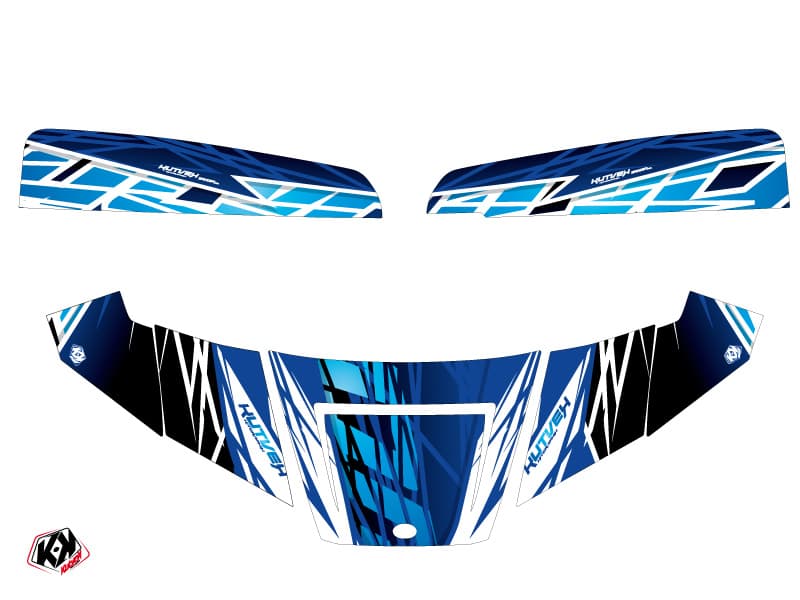 Polaris Ranger 570 UTV Eraser Graphic Kit Blue | Polaris | Kutvek - View 2