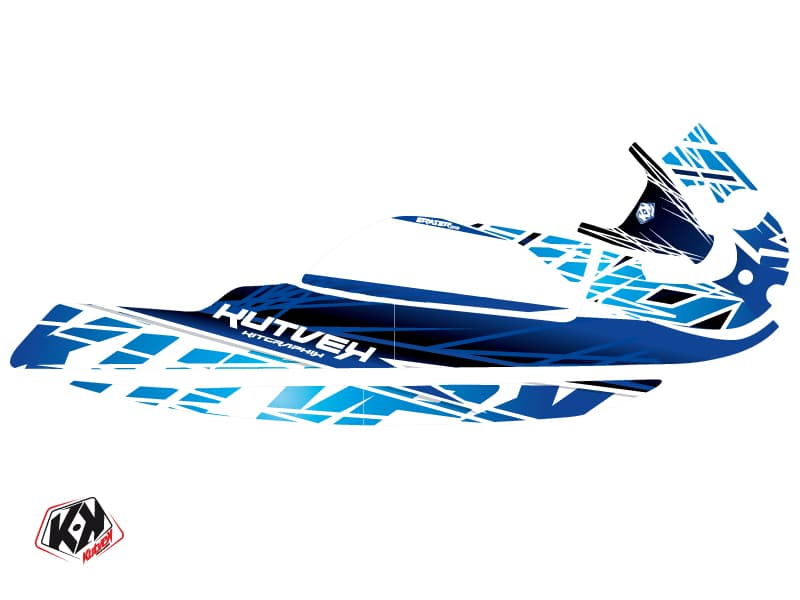 kit graphique jet-ski yamaha superjet eraser bleu | Yamaha | Kutvek - View 2