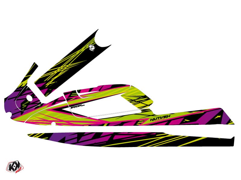 deko-set jet-ski eraser kawasaki sxi 750 grün | Kawasaki | Kutvek - View 2