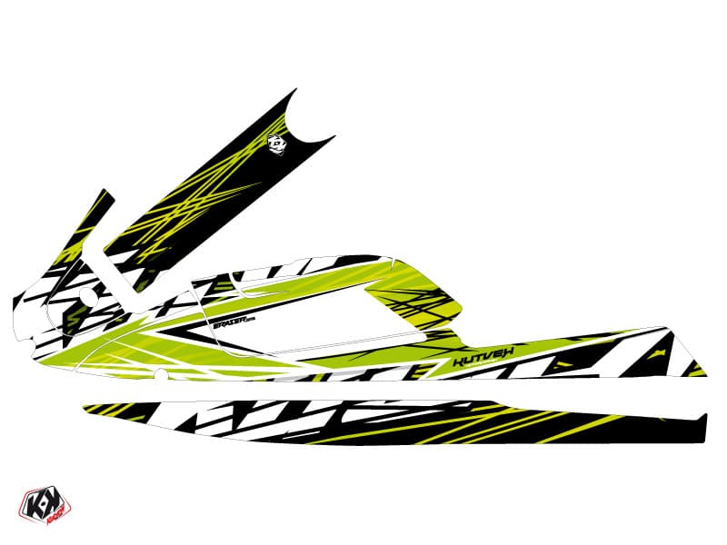 deko-set jet-ski eraser kawasaki sxi 750 grün schwarz | Kawasaki | Kutvek - View 2