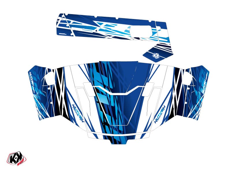 Kit graphique SSV Eraser CF Moto U Force 800 Bleu | CF Moto | Kutvek - View 2