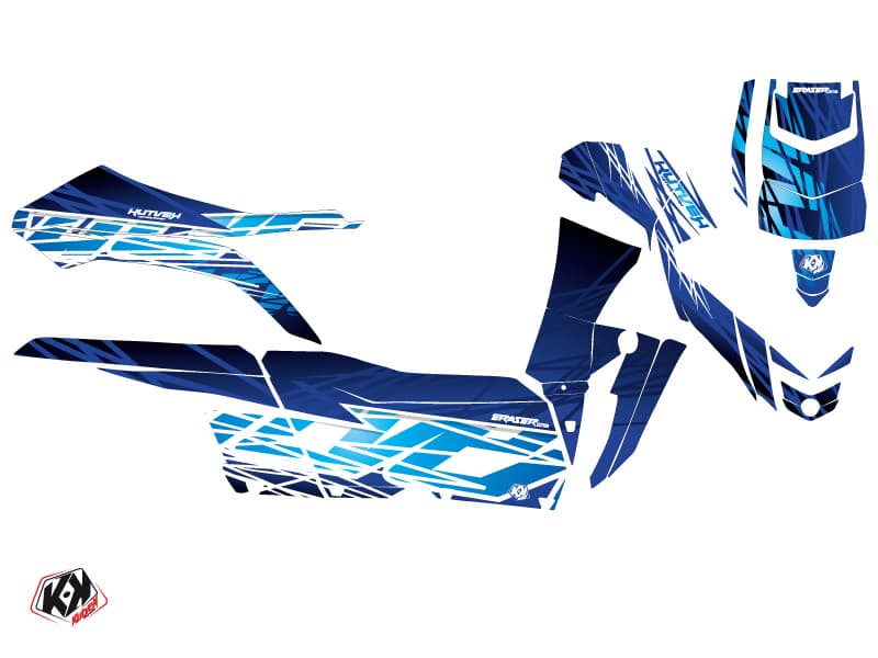 Kit graphique SSV Eraser Yamaha YXZ 1000 R Bleu | Yamaha | Kutvek - View 2
