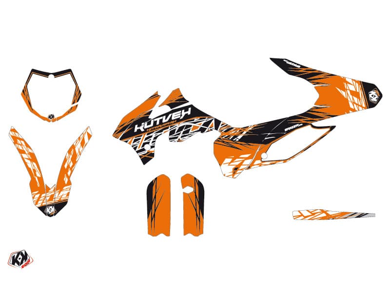 deko-set moto-cross eraser ktm 85 sx orange schwarz | KTM | Kutvek - View 2