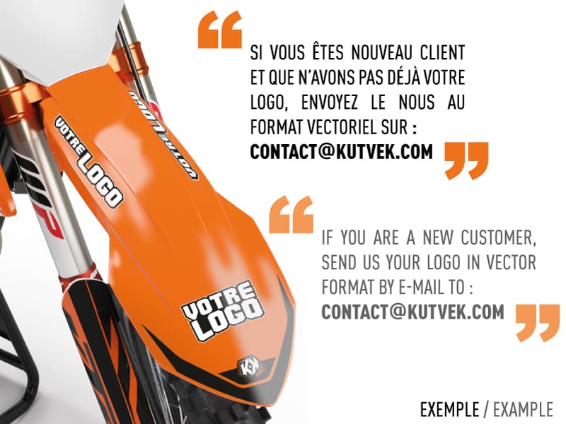 kit graphique garde-boue avant suzuki rmz 2019-2020 | Stickers de garde boue | Kutvek - View 2