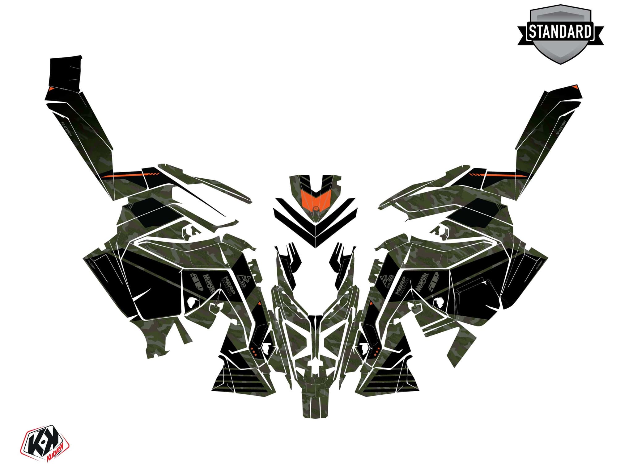 kit decorativo motoslitte da neve polaris 600r race sled faceoff cachi | Polaris | Kutvek - View 2