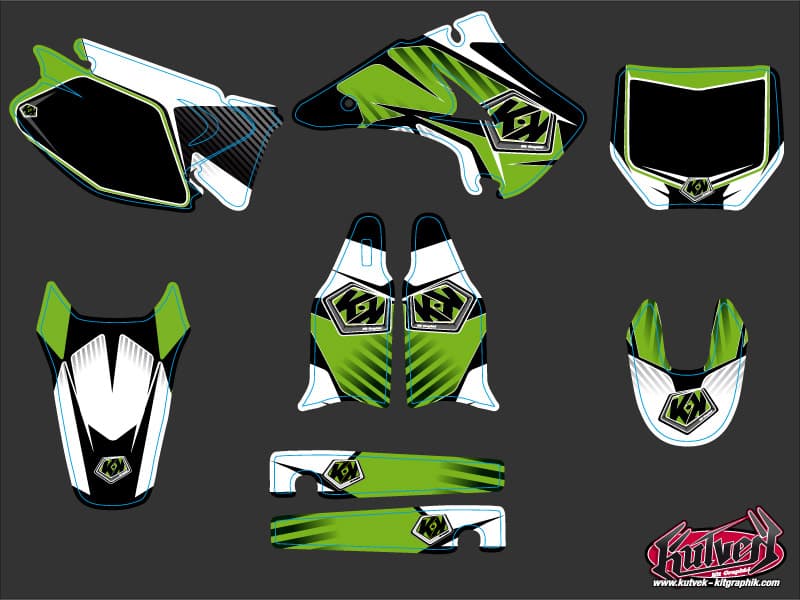 kit decorativo moto-cross factory kawasaki 125 kx | Kawasaki | Kutvek - View 2