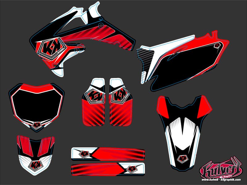kit decorativo moto-cross factory honda 250 crf | Honda | Kutvek - View 2