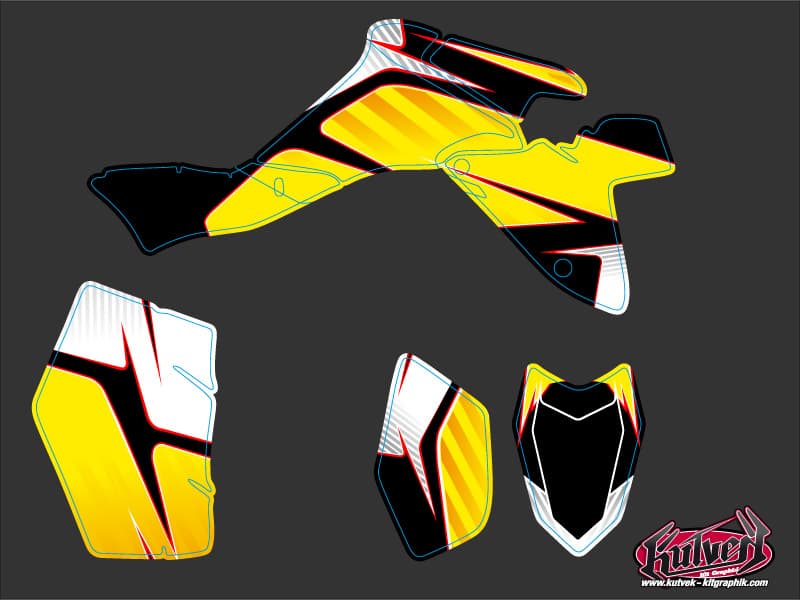Kit graphique Quad Factory Suzuki 400 LTZ IE | Suzuki | Kutvek - View 2