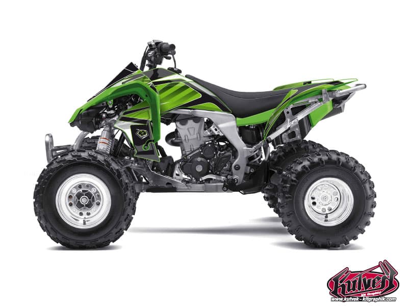 kit graphique quad kawasaki kfx 450 factory   