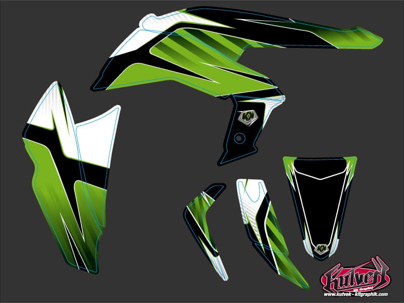 kit graphique quad kawasaki kfx 450 factory | Kawasaki | Kutvek - View 2