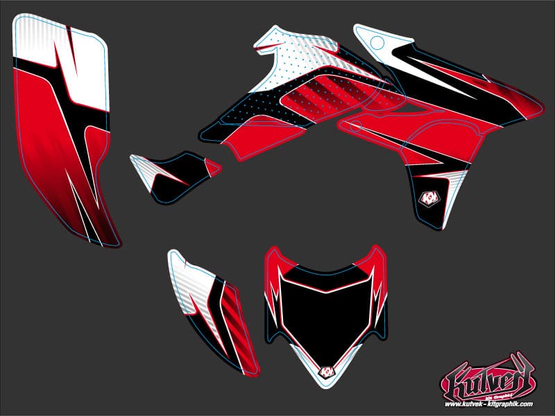 kit graphique quad honda trx 450 r kick factory | Honda | Kutvek - View 2