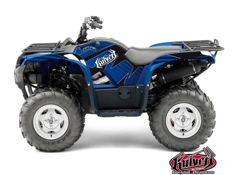 atv yamaha grizzly 550 factory blue  graphic kit 