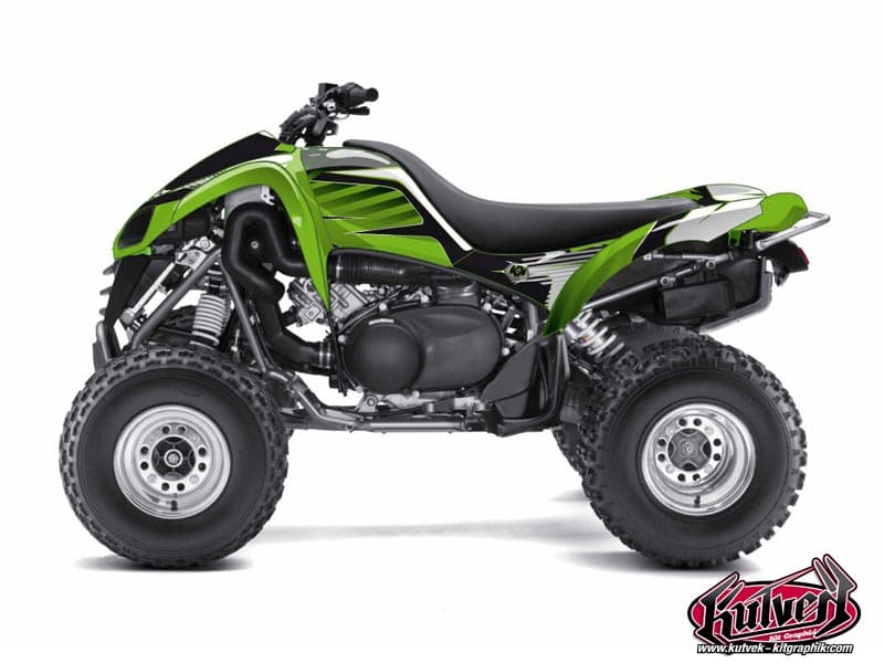 kit graphique quad kawasaki kfx 700 factory   