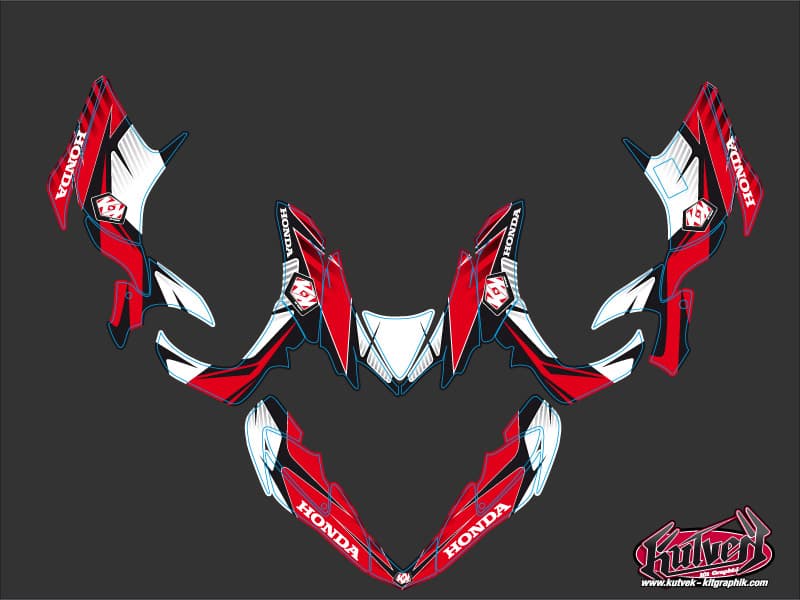 kit graphique quad honda trx 700 factory | Honda | Kutvek - View 2