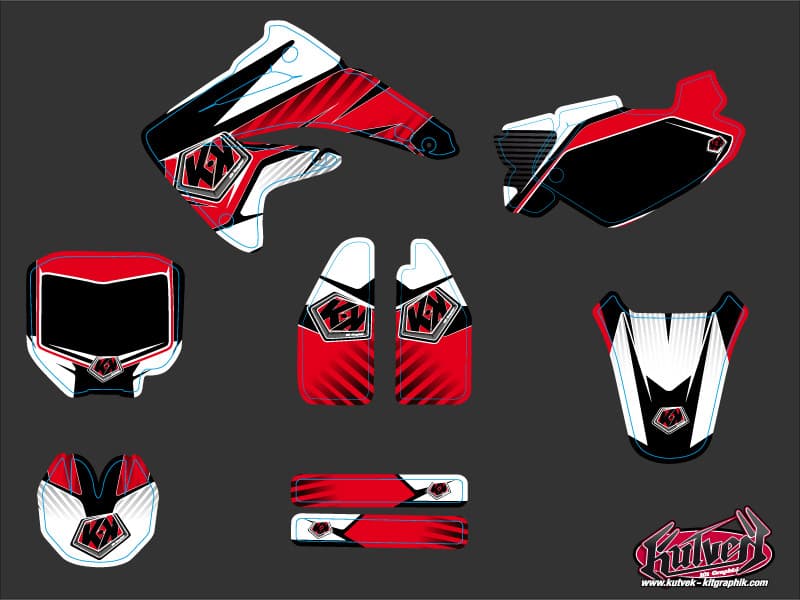kit graphique motocross honda cr 85 factory | Honda | Kutvek - View 2