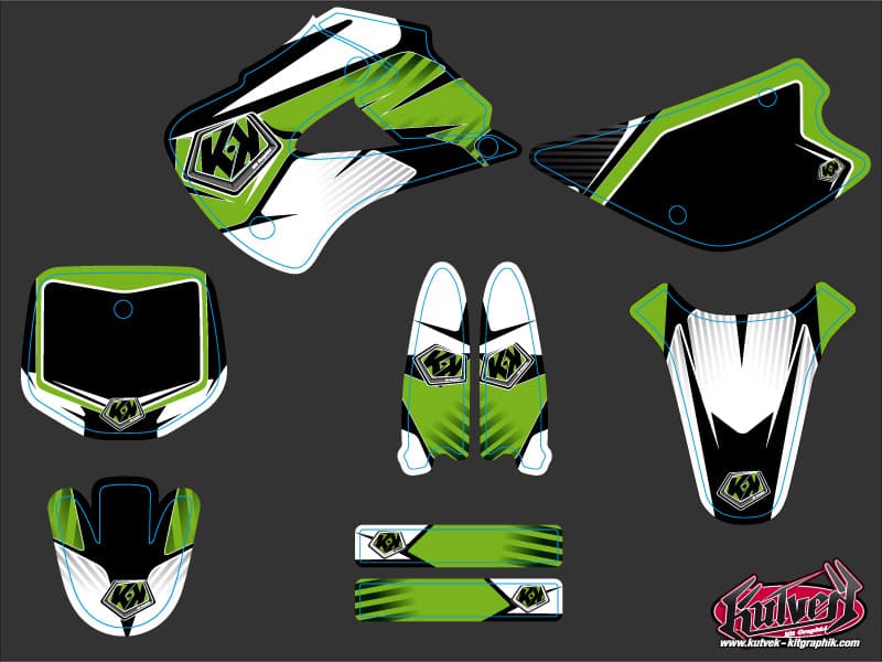 deko-set moto-cross kawasaki kx 85 factory replica | Kawasaki | Kutvek - View 2