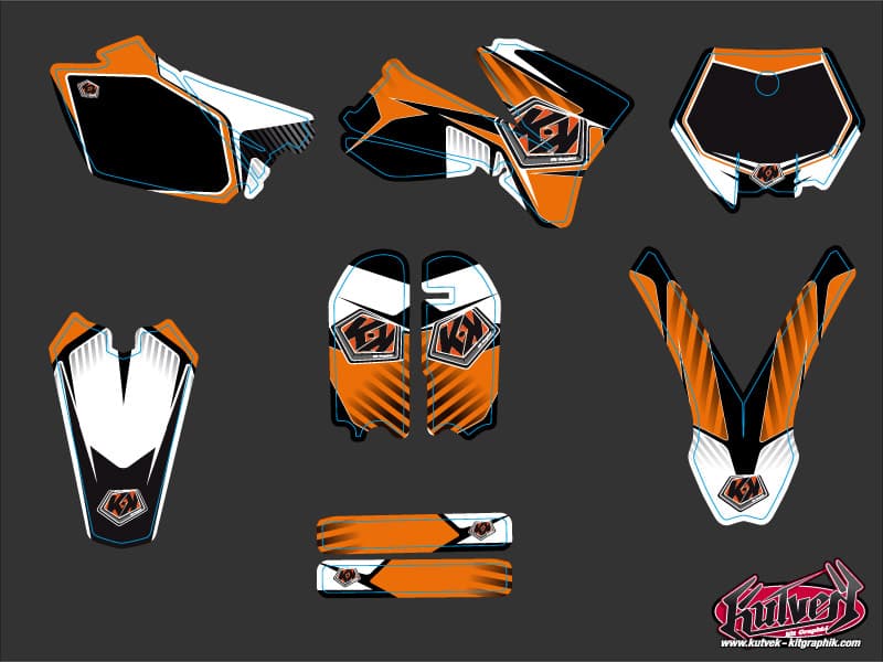 deko-set moto-cross ktm sx 85 factory replica | KTM | Kutvek - View 2