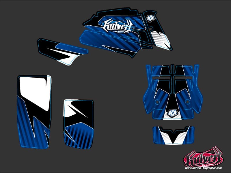 kit graphique quad yamaha banshee factory bleu | Yamaha | Kutvek - View 2