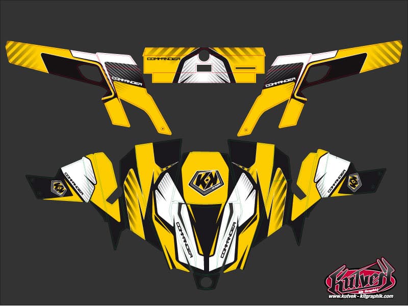 Can Am Commander UTV Factory Graphic Kit | Can am | Kutvek - View 2