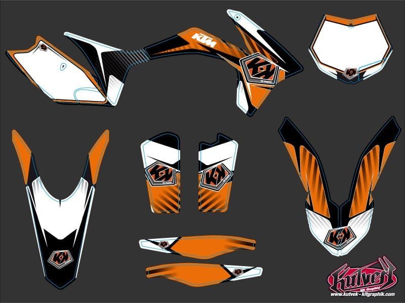 deko-set moto-cross factory ktm exc-excf | KTM | Kutvek - View 2