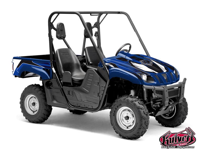 kit graphique ssv yamaha rhino factory bleu  