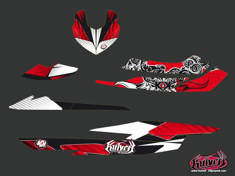 kit graphique jet-ski seadoo rxt factory | Seadoo | Kutvek - View 2