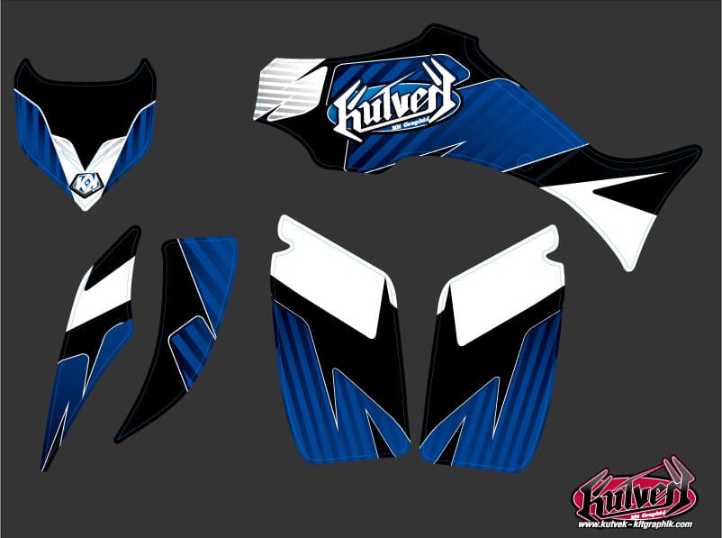 kit graphique quad yamaha wolverine 350 factory | Yamaha | Kutvek - View 2