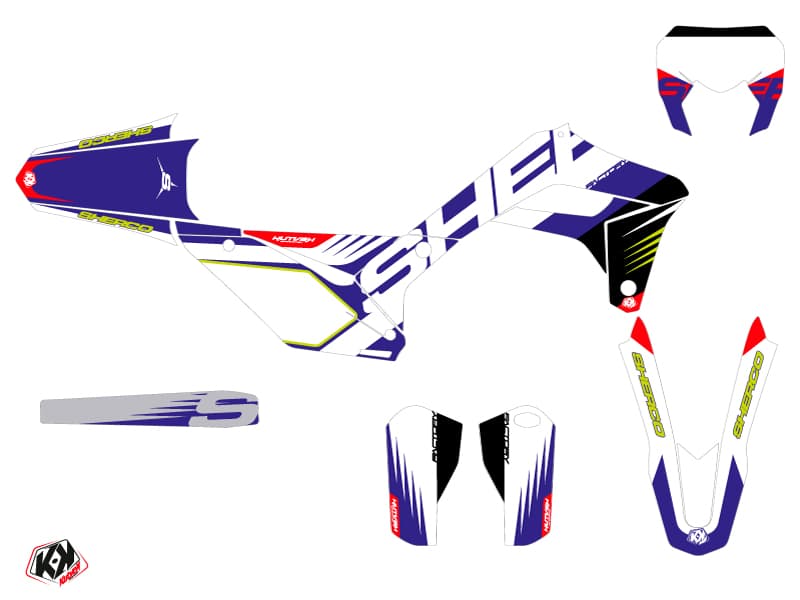 kit de decoración motocross sherco se 125 factory fast blanco | Sherco | Kutvek - View 2