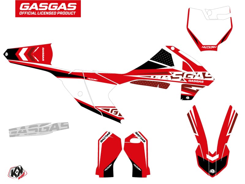 deko-set moto-cross flash gasgas mc 65 schwarz | GASGAS | Kutvek - View 2