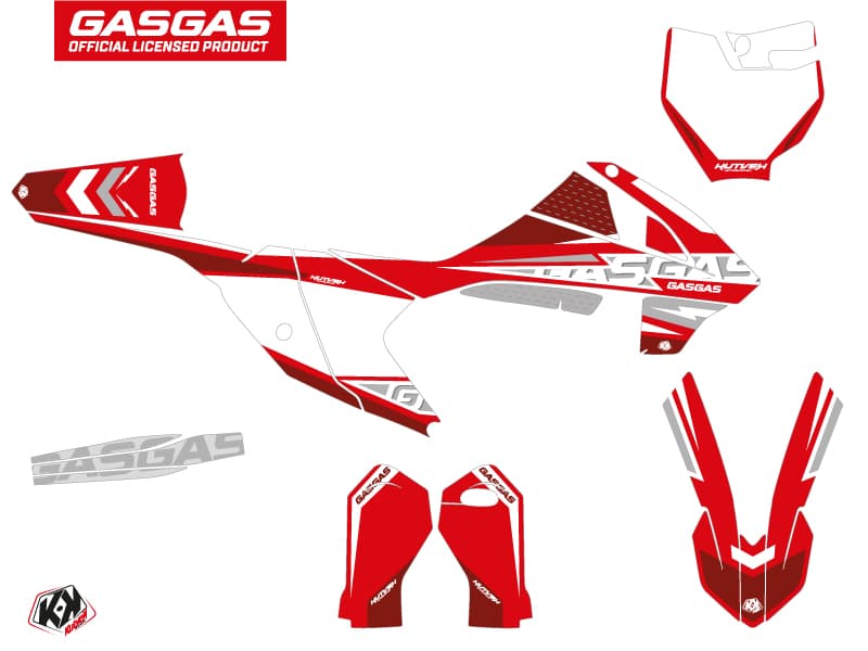 deko-set moto-cross flash gasgas mc 65 rot | GASGAS | Kutvek - View 2