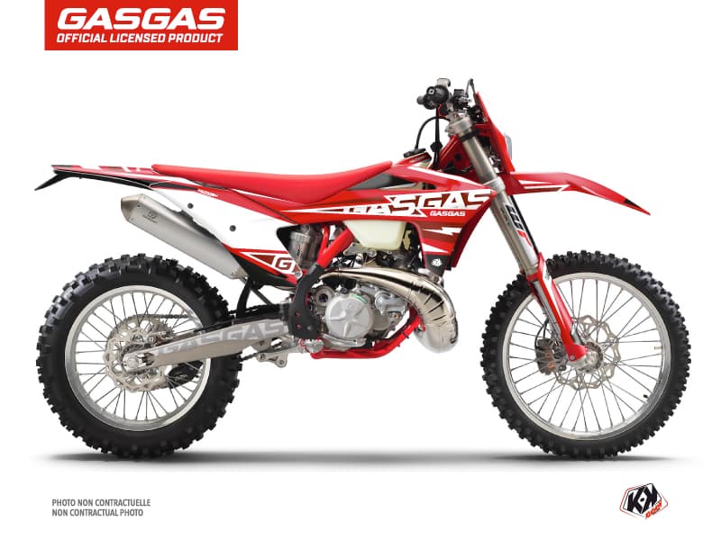 kit graphique motocross gasgas ec flash noir  