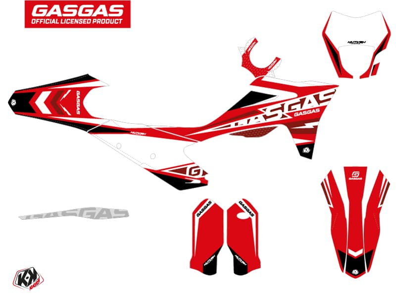 kit graphique motocross gasgas ec flash noir | GASGAS | Kutvek - View 2