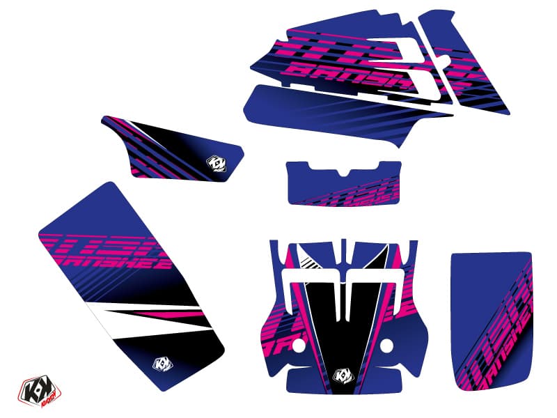 kit graphique quad yamaha banshee flow rose | Yamaha | Kutvek - View 2