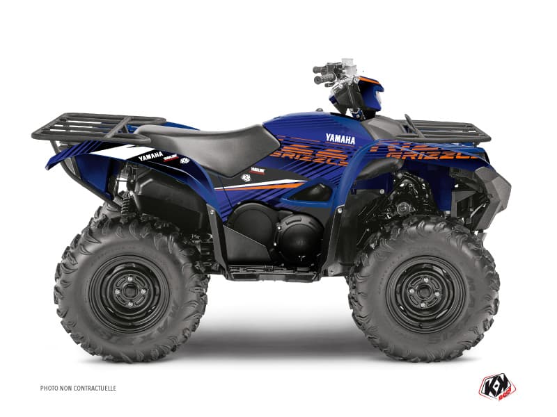 kit graphique quad flow yamaha 700-708 grizzly orange