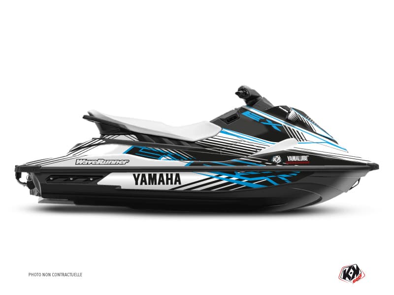 deko-set jet-ski flow yamaha ex blau