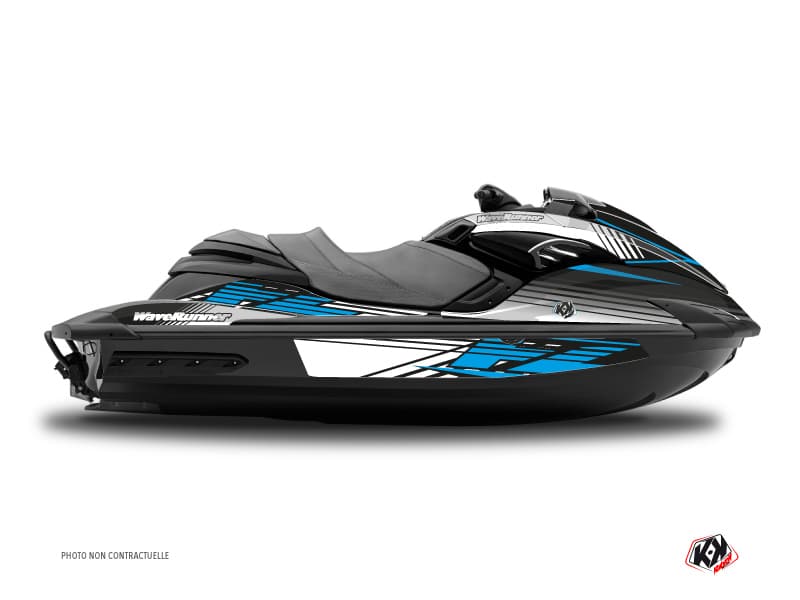 Kit graphique Jet-Ski Flow Yamaha FZR-FZS Bleu