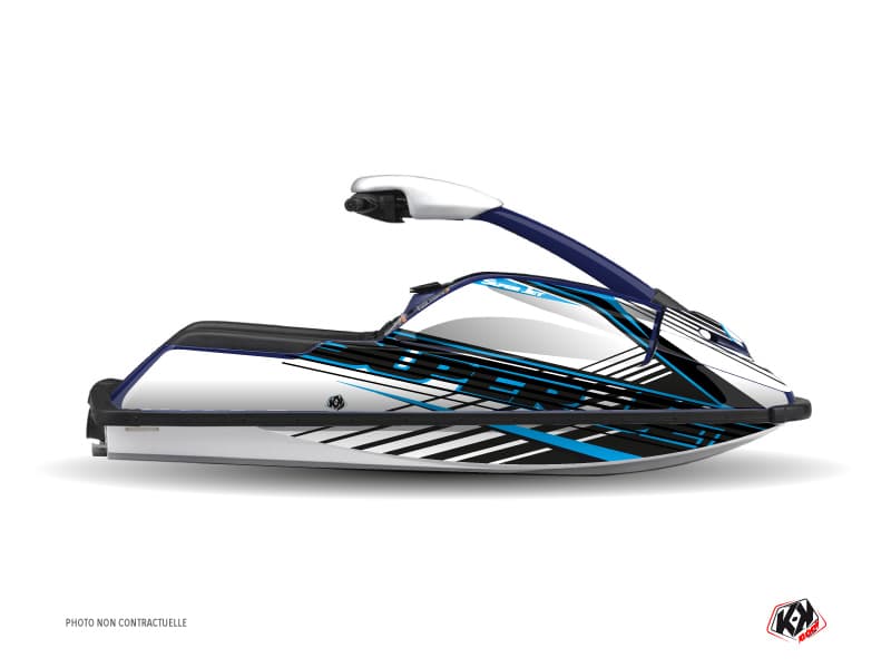 kit graphique jet-ski yamaha superjet flow bleu  