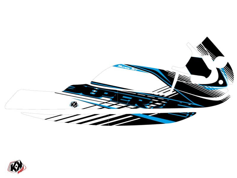 kit graphique jet-ski yamaha superjet flow bleu | Yamaha | Kutvek - View 2