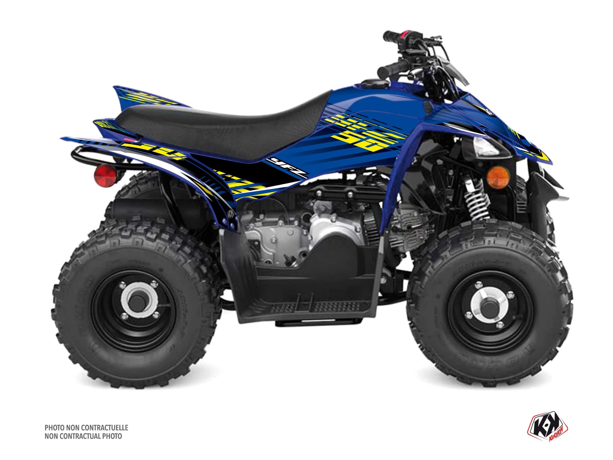 Kit Graphique Quad Flow Yamaha 50 YFZ Jaune