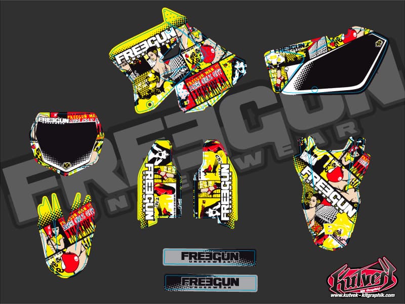 deko-set moto-cross suzuki rm 125 freegun replica | Suzuki | Kutvek - View 2